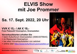 ELVIS Show  mit Joe Prommer