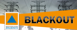 Strommasten Plakat Blackout