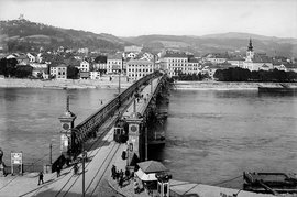 Alte Eisenbrücke - Zwischenkriegszeit